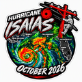 Hurricane Isaias Hardhat Sticker